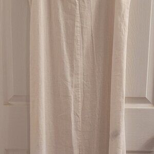 DKNY linen maxi dress